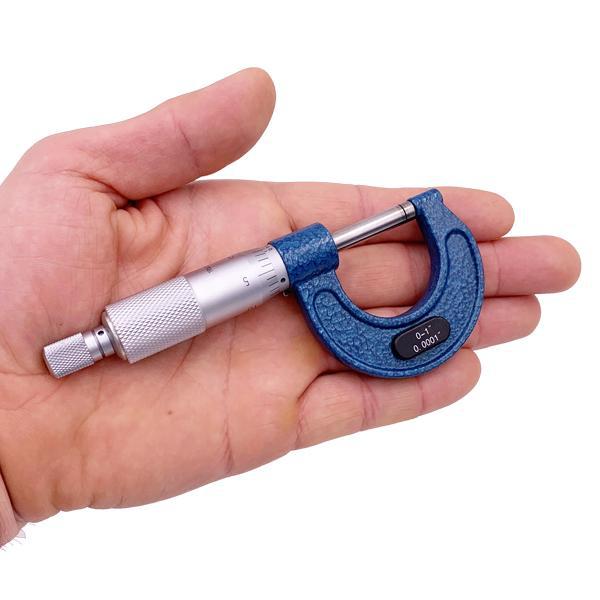 Professional 0-1" /0.0001 Precision Machinist Micrometer Tool Carbide Tips-Anytime Tools-Deal Society