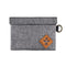Revelry Mini Confidant Smell Proof Water Resistant Carbon Lined Bag-Revelry-Crosshatch Gray-Deal Society