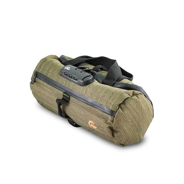 Skunk Duffle Tube Stash Storage Case - Eliminate Odor, Stink, and Smelly Scent in a Carbon Lined Airtight Storage case with Combo Lock-Skunk-Green-Deal Society
