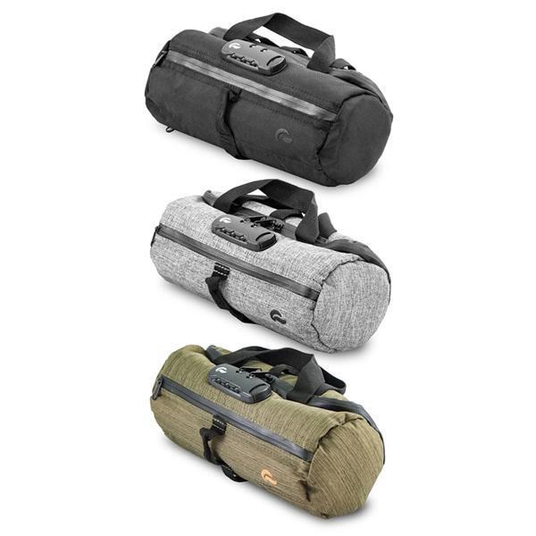 Skunk Duffle Tube Stash Storage Case - Eliminate Odor, Stink, and Smelly Scent in a Carbon Lined Airtight Storage case with Combo Lock-Skunk-Black-Deal Society