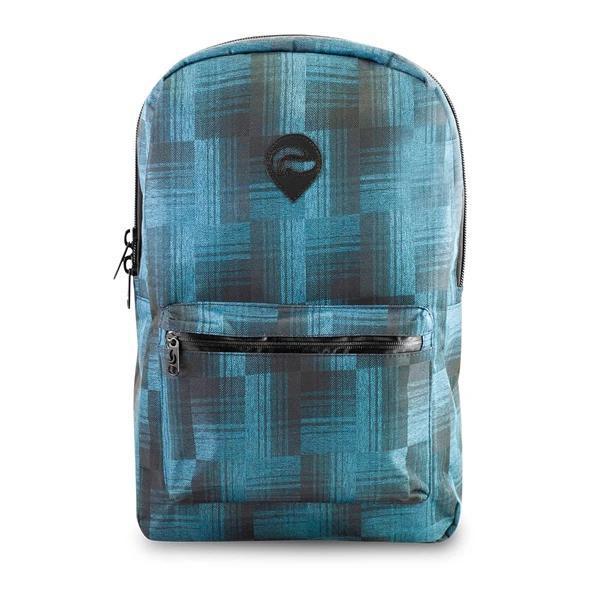 Skunk Element Smell Proof Weather Proof Back Pack - Storage Stash Bag with Combo Lock 100% Odor Proof-Skunk-Blue Plaid-Deal Society