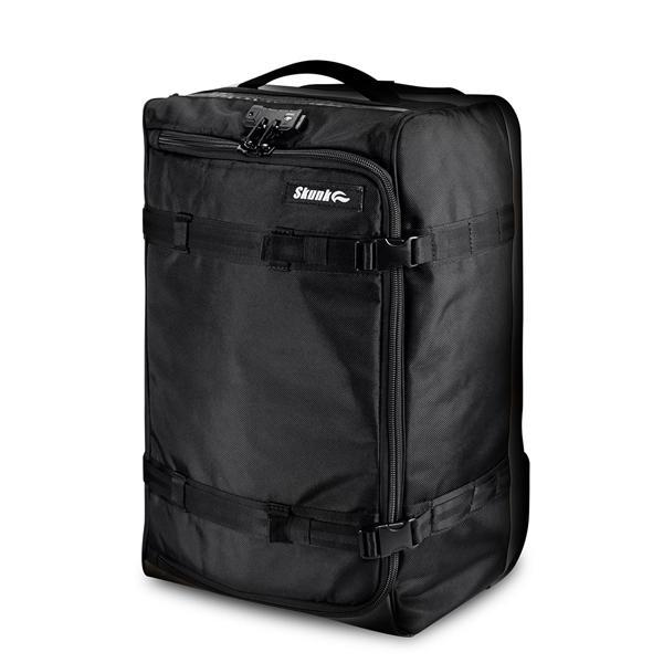 Skunk Escape Smell Proof Weather Proof Luggage - Tote Bag with Wheels, Combo Lock 100% Odor Proof-Skunk-Black-Deal Society