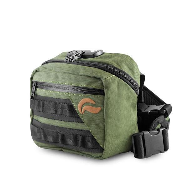 Skunk Kross Stash Storage Bag - Eliminate Odor, Stink, and Smelly Scent in a Carbon Lined Airtight Storage bag with Combo Lock-Skunk-Green-Deal Society