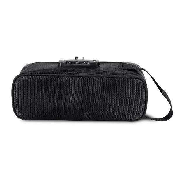 Skunk Sidekick Medium Smell Proof Odorless Stash Storage Case - Eliminate Odor, Stink, and Smelly Scent in a Carbon Lined Airtight Storage-Skunk-Black-Deal Society