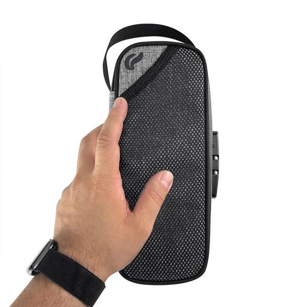 Skunk Sidekick Medium Smell Proof Odorless Stash Storage Case - Eliminate Odor, Stink, and Smelly Scent in a Carbon Lined Airtight Storage-Skunk-Black-Deal Society